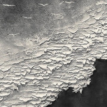 Art texture œuvres - D Noir blanc vagues Wabi sabi détail par texture de décoration murale couteau à Palette